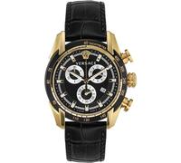 Versace Herren Chronograph V-Ray Chrono Gold Schwarz VE2I00921