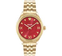 Versace VE2S01325 Hellenyium Lady Restyling rot gold Edelstahl Damen Uhr NEU