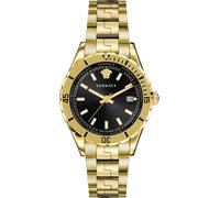 Versace VE3A00820 Hellenyium schwarz gold Edelstahl Armband Uhr Herren NEU