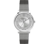 Versace VE5A00420 V-Circle silber Edelstahl Herren Uhr NEU