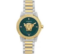 Versace VE7B00323 Medusa Deco grün silber gold Edelstahl Damen Uhr NEU