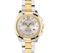 Versace VE7CA0823 New Chrono Geo silber gold Edelstahl Herren Uhr NEU
