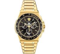 Versace VE7H00623 Greca Extreme Chrono gold schwarz Edelstahl Herren Uhr NEU