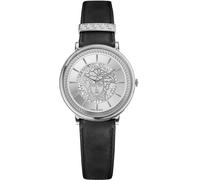 Versace Damen Uhr Armbanduhr V-Circle VE8101719 Leder