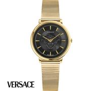 Versace Damen Armbanduhr V-Circle VE8102119 Edelstahl