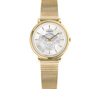 Versace VE8102319 V-Circle Lady weiss gold Edelstahl Armband Uhr Damen NEU