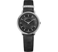 Versace Damen Armbanduhr V-Circle VE8102619 38 mm Leder schwarz 5 ATM