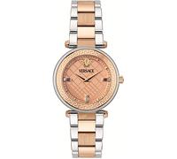 Versace VE8B00424 Reve Lady silber roségold Edelstahl Armband Uhr Damen NEU