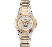 Versace VE8D00424 Hera weiss silber roségold Edelstahl Armband Uhr Damen NEU