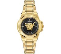 Versace VE8D00624 Hera Lady schwarz gold Edelstahl Damen Uhr NEU