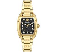 Versace VE8K00524 Dominus Lady schwarz gold Edelstahl Damen Uhr NEU