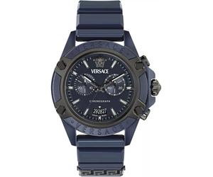 Versace VE8P00624 Icon Active Chrono violett schwarz Herren Damen Unisex Uhr NEU