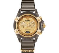 Versace VE8P01025 New Icon Active Chrono schwarz gold transparent Unisex Uhr NEU