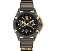 Versace VE8P01125 New Icon Active Chrono schwarz gold Herren Damen Unisex Uhr