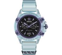 Versace VE8P01225 New Icon Active Chrono blau schwarz Herren Damen Unisex Uhr