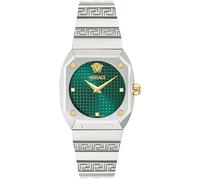 Versace VE9E00424 Antares Lady silber grün gold Edelstahl Armband Uhr Damen NEU
