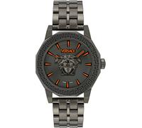 Versace VE9I00524 Medusa Deco Gent grau Edelstahl Herren Uhr NEU