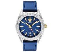 Versace Herren Uhr V-CODE GMT Blau VEAFA0124