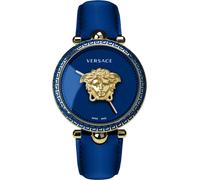 Versace Damen Armbanduhr Palazzo Empire VECO02122 39 mm Lederband blau