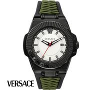 Versace VEDY00419 Chain Reaction weiss schwarz grün Silikon Herren Uhr NEU