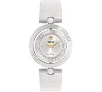 Versace VEHFA0125 Eon Restyling silber gold weiss Leder Damen Uhr NEU