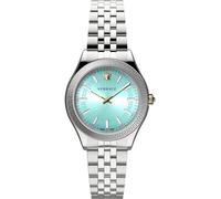 Versace VEHU00924 Hellenyium silber blau gold Edelstahl Armband Uhr Damen NEU