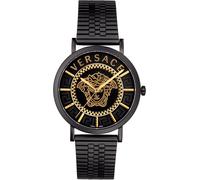 Versace VEJ400621 V-Essential gold schwarz Edelstahl Herren Uhr NEU