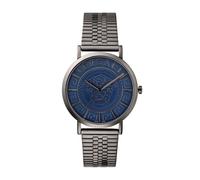 Versace Herren Armbanduhr V-ESSENTIAL grau, blau 40 mm VEJ401021