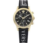 Versace VEKB00422 Sport Tech Lady Chrono gold schwarz weiss Damen Uhr NEU