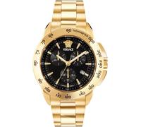 Versace VEKIA0725 V-Sport Chrono schwarz gold Edelstahl Herren Uhr NEU