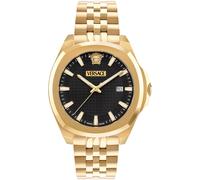 Versace VEKKA0725 Luxury schwarz gold Edelstahl Herren Uhr NEU