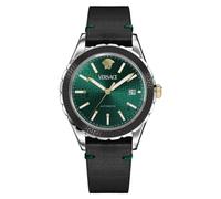 Versace Herren-Armbanduhr Hellenyium Automatic grün schwarz VEQCA0124