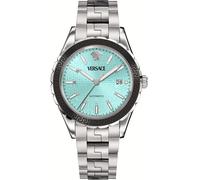 Versace VEQCA0324 Hellenyium Automatic türkis silber Edelstahl Herren Uhr NEU