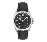 Versace Versace Anteo VE9H00124 Herren-Armbanduhr, Analog, schwarzes Zifferblatt, 41 mm, Schwarz