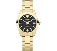 Versace VESCA0624 Greca Classic Automatik schwarz gold Edelstahl Damen Uhr NEU