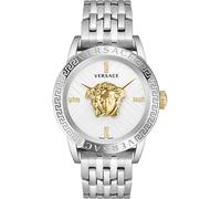 Versace VESN00522 V-Code Palazzo silber gold Edelstahl Armband Uhr Herren NEU