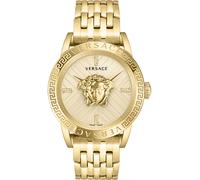 Versace VESN00722 V-Code Palazzo gold Edelstahl Armband Uhr Herren NEU