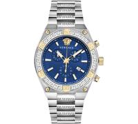 Versace VESO00522 V-Sporty Greca Chronograph blau silber gold Herren Uhr NEU