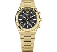 Versace VESO00922 V-Sporty Greca Chronograph schwarz gold Stahl Herren Uhr NEU