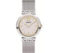 Versace VETCA0424 Mythos silber weiß gold Edelstahl Damen Uhr NEU