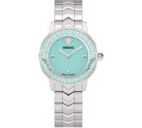 Versace Veuca0324 Damenuhr One Size Silver Grey / Light Blue