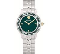 Versace Veuca0424 Damenuhr One Size Silver Grey / Bottle Green