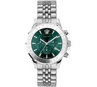 Versace VEV602425 Chrono Signature grün silber Edelstahl Herren Uhr NEU
