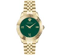 Versace Damen-Armbanduhr Greca 38 mm Quarz Edelstahl VEVC00619 Grün