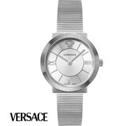 Versace VEVE00419 Glamour Lady weiss silber Edelstahl Armband Uhr Damen NEU
