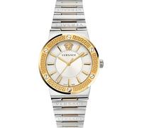 Versace Unisex Quarz Armband-Uhr aus Edelstahl mit Edelstahl Band - GRECA Logo - VEVH00620