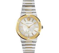 Versace VEVI00320 Greca Logo gold silber Edelstahl Armband Uhr Herren NEU