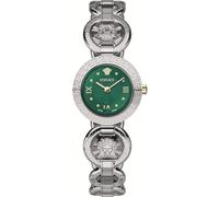 Versace VEWCA0224 Greca Jewel silber gold grün Edelstahl Armband Uhr Damen NEU