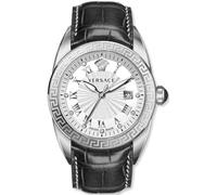 Versace Herren Uhr Armbanduhr Edelstahl V-Sport VFE110015 Leder