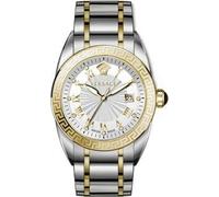 Versace VFE140015 V-Sport II weiß gold silber Edelstahl Armband Uhr Herren NEU
